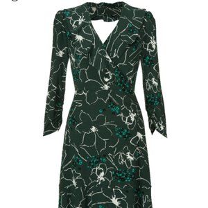 CAbi Ruffle Up Dress #4453 Size L Large NWT